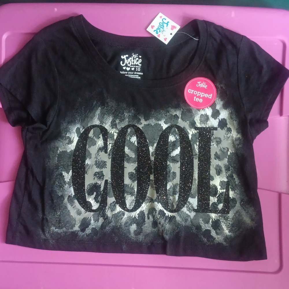 Black crop top